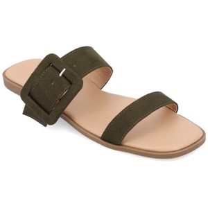 Journee Collection Womens Kerris Multi Strap Slip On Sandals - 1 of 4