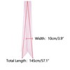 INSPIRE CHIC Women Pleated Pure Chiffon Long Solid Color Semi Sheer Stretchy Neck Scarves 1Pc - 3 of 4