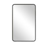 32"x22" Rectangle Bathroom Mirror with Aluminum Alloy Frame, Wall Mounted Vanity Mirror for Bedroom Living Room Entryway, Black - 4 of 4