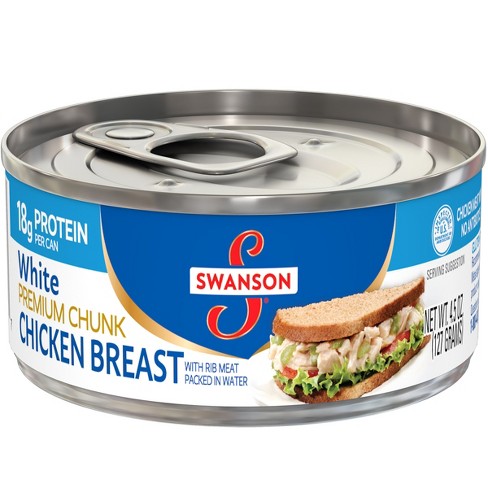 Swanson Premium White Chunk Chicken Breast in Water - 4.5oz - image 1 of 4