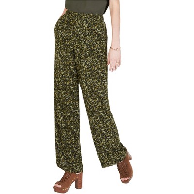 Michael Kors Womens Camo Butterflies Casual Trouser Pants