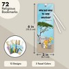 Faithful Finds 72 Pack Christian Bookmarks Bulk, Religious Scripture, 12 Bible Verse Quotes for Kids, 6 x 2 In - 2 of 4