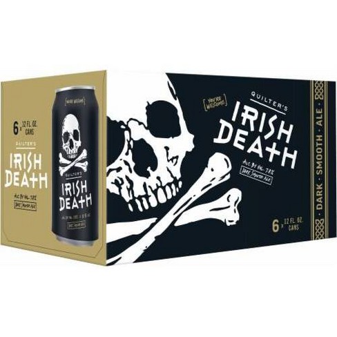 Iron Horse Quilter's Irish Death Dark Smooth Ale Beer - 6pk/12 fl oz Cans - image 1 of 1