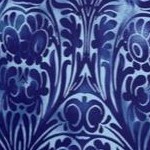 dusty indigo scroll