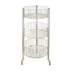 Azar Displays White Three-Tiered Large Wire Bin - 2 of 4
