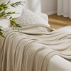 Luxury Bamboo Cotton Blanket – Oversized, Breathable, Jacquard Weave for All-Season, Eco-Friendly Comfort - 3 of 4