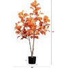 HomeStock  4 ft. Artificial Tree in Pot for Indoor/Outdoor - 2 of 4