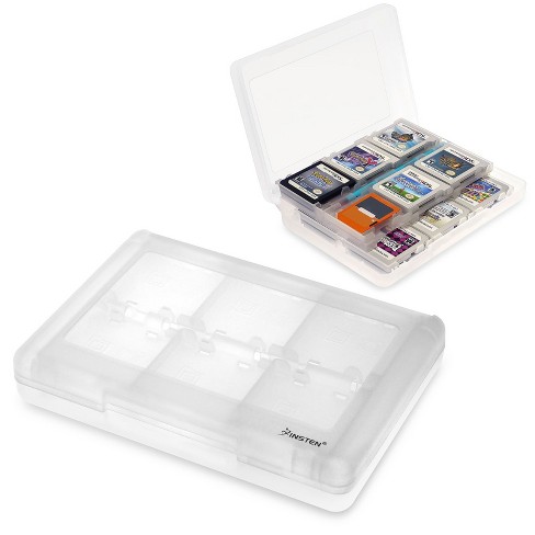 Insten 24-in-1 Game Card Case For Nintendo NEW 3DS / 3DS / DSi / DSi XL DSi  LL / 3DS XL LL / DS / DS Lite NDS Game Storage Holder White