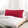 PiccoCasa Soft & Breathable 110GSM Microfiber Zipper Closure Body Pillow Cover - 3 of 4