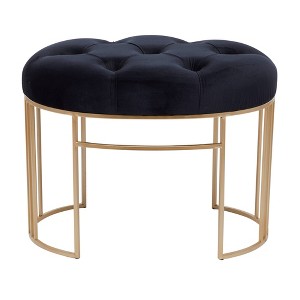 Glam Velvet Oval Bench - Olivia & May - 1 of 4