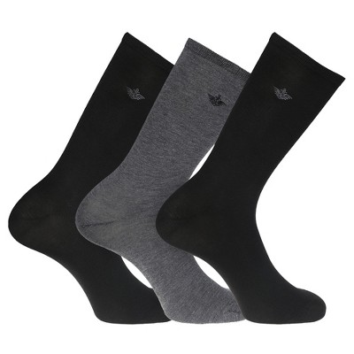 Dockers Men's Socks & Hosiery - 3-Pack Flat Knit Athletic and Crew Socks for Men