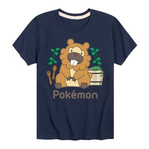Boys' - Pokémon - Bidoof Cafe Short Sleeve Graphic T-Shirt - 1 of 4