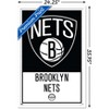 Trends International NBA Brooklyn Nets - Logo 21 Framed Wall Poster Prints - 3 of 4