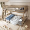 Kumasinova Full XL Over Queen Bunk Bed with Ladder & Guardrails – Solid Pine Wood Bed Frame for Families, Detachable (Splits to 2 Beds) - 2 of 4