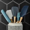 5-Piece Silicone Kitchen Utensil Set with Beechwood Handles - 3 of 4