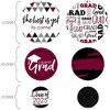 Big Dot of Happiness 2025 Maroon Graduation Party Giant Circle Confetti - Party Decorations - Large Confetti 27 Count - 2 of 4