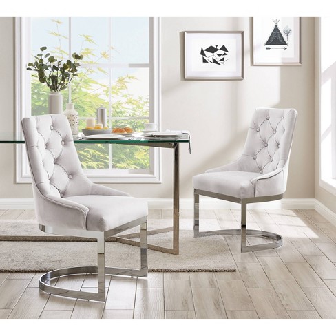 Dining room chairs with silver legs new arrivals