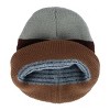 Clear Creek Men's Knit Tri-Color Winter Cuff Hat - 3 of 3