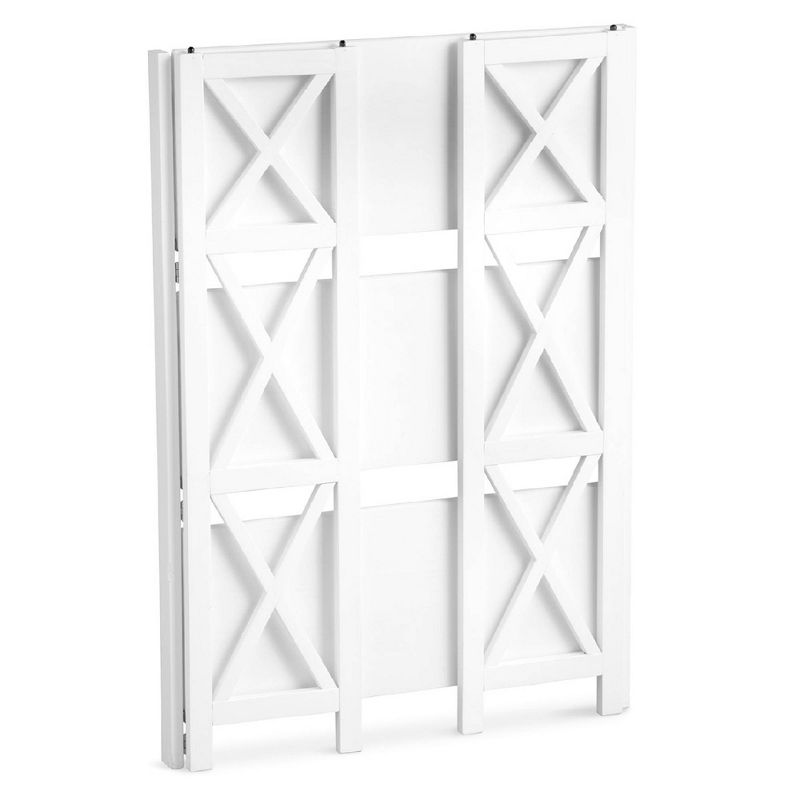 3 Shelf X Design Folding Bookcase - Flora Home, 3 of 7