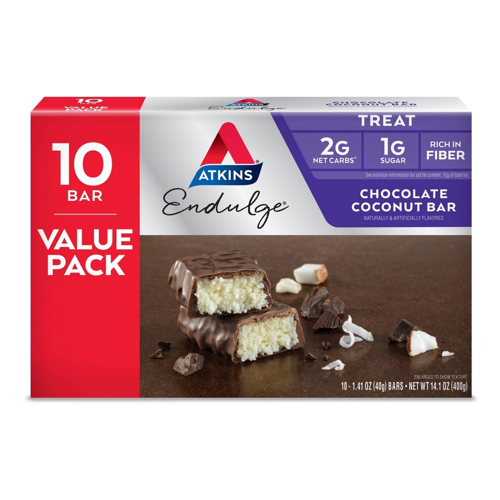 UPC 637480071505 product image for Atkins Endulge Chocolate Coconut Bar - 10pk | upcitemdb.com