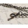 Alilang Antique Gold Tone American Flag Heart Pendant Necklace with Enamel Detailing - 3 of 3