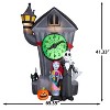Gemmy Airblown Inflatable NBC Clock Tower House Giant Disney, 8 ft Tall, Multicolored - 3 of 4
