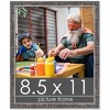 PosterPalooza | Photo Size Textured Black Picture Frame - UV Acrylic, Foam Board Backing, Hanging Hardware - 2 of 4