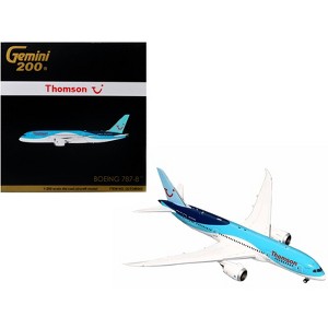 Boeing 787-8 Commercial Aircraft "Thomson - TUI Airways" Blue and White "Gemini 200" 1/200 Diecast Model Airplane by GeminiJets - 1 of 3
