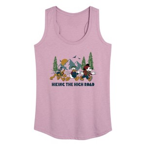 Women's - Disney - Hiking The High Road Graphic Racerback Tank - 1 of 4
