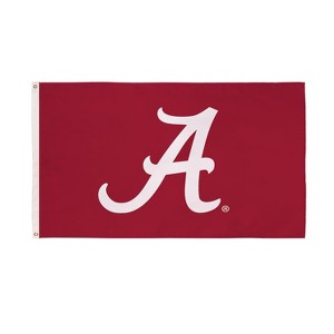 NCAA University of Alabama Flag with Grommets, 3'x5' Alabama Crimson Tide Outdoor College Flags & Banners for Garden Patio Indoor Wall Décor - 1 of 4