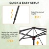 EAGLE PEAK Greenhouse Center Support Pole with Ground Stakes, Peak Reinforcement Bar for Frame Support & Weather Protection - 3 of 4