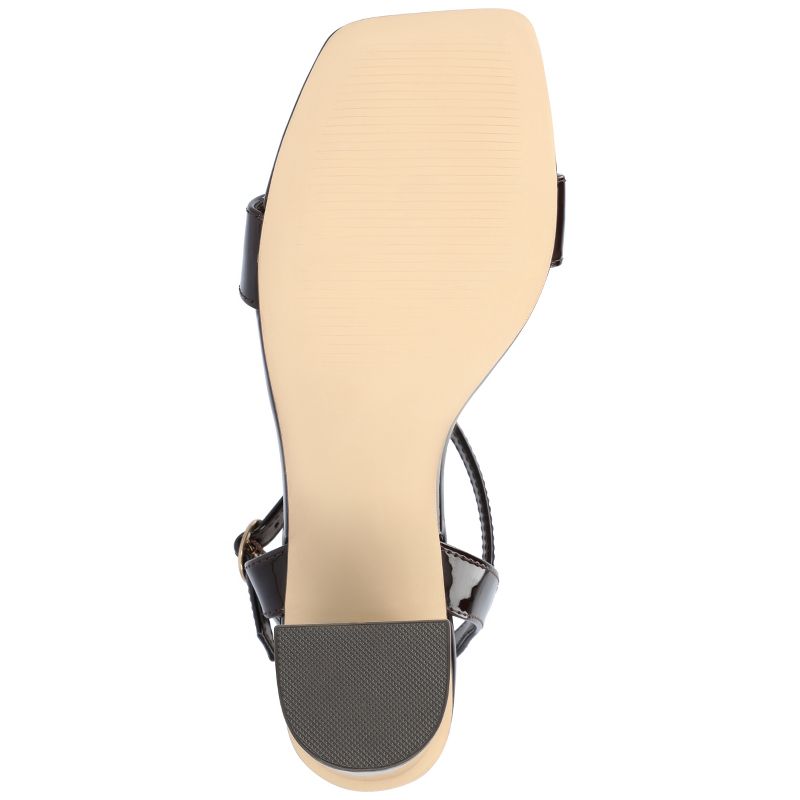 Journee Collection Womens Medium and Wide Width Tivona Tru Comfort Foam Mid Heel Ankle Strap Sandals, 6 of 11