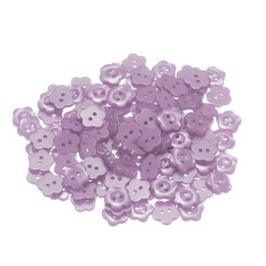 Unique Bargains Resin 2-Hole Craft Replacement Flower Sewing Buttons 150 Pcs - 1 of 4