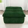 Vynxaria Bean Bag Seats - Emerald Green Floor Lounger, Armless Backless Sofa Chair for Living Room & Office (Modern Minimalist Design) - 3 of 4