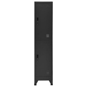 vidaXL Locker Cabinet Anthracite Steel 15x17.7x70.9 in Locker Cabinet - 1 of 4
