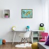 Stupell Industries Country Animals World Map Continents Wildlife Diagram Floater Canvas Wall Art - 2 of 4