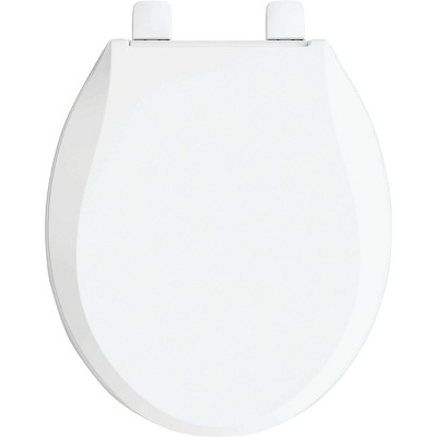 Kohler   ReadyLatch Quiet-Close Round Toilet Seat, White 4639-RL-0