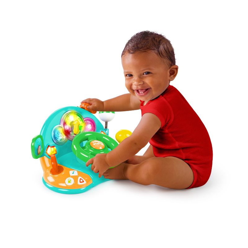 Bright Starts Lights &#38; Colors Driver Steering Wheel Baby Toy, 4 of 16