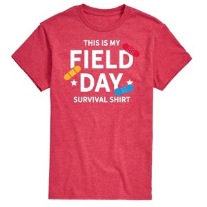 Men's - Instant Message - Field Day Survival Shirt Short Sleeve Graphic T-Shirt - 1 of 4