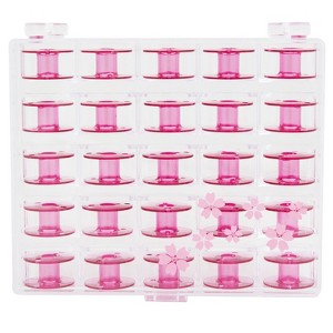 Janome Sewing Machine Cherry Blossom Bobbins 25 ct - Pink - 1 of 1