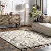 Nuloom Prima Moroccan Wool Tassel Indoor Area Rug, 9' x 12', Beige - 2 of 4