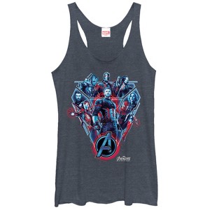 Women's Marvel Avengers: Infinity War Armor Racerback Tank Top - 1 of 3