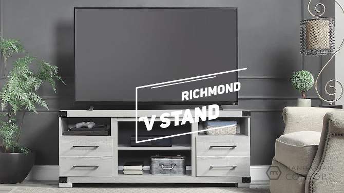 Richmond TV Stand for TVs up to 56&#34; Brown - Manhattan Comfort, 2 of 12, play video