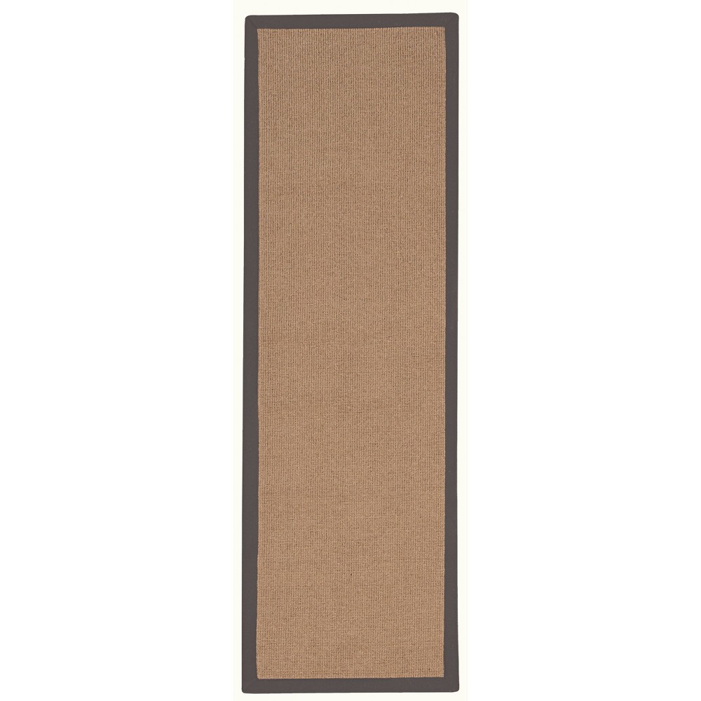 2'6inx12' Runner Athena Cork Wool Slate - Linon