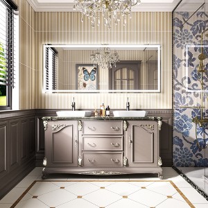 Tempered Glass Bathroom Mirror - 1 of 4
