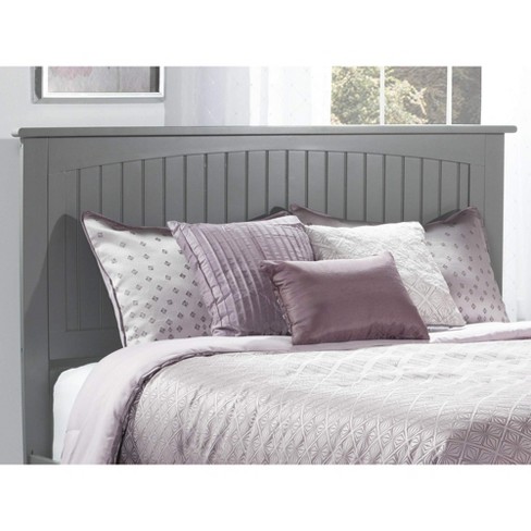 Atlantic Furniture Nantucket King Headboard with Turbo Charger in Grey - image 1 of 4