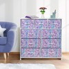 Sorbus Dresser with 9 Drawers - Furniture Storage Chest Tower Unit for Bedroom, Closet, etc - Steel Frame, Wood Top, Fabric Bins - 3 of 4