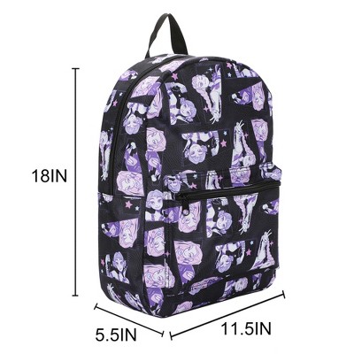 KPop Demon Hunters Huntr/X Character Art 16.5" Adult Black Quick Turn Backpack — фото 2