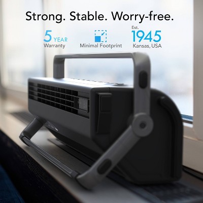 Vornado BXR Black Adjustable Height Tower Fan with 3 Speeds