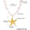 Pearl Necklace for Women - HTUTWOO™ with Gold Celestial Charms, Adjustable Jewelry, for Everyday Wear&occasions - 3 of 4